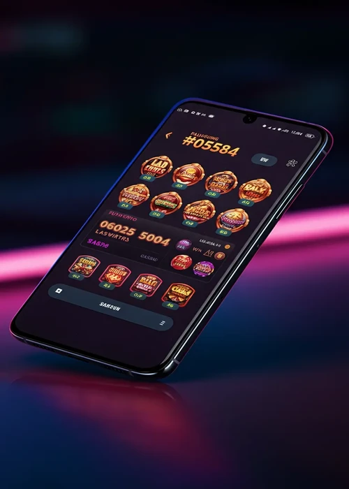 A vibrant display of popular slot games and live casino tables on the gaming platform, showcasing the diverse gaming options available.