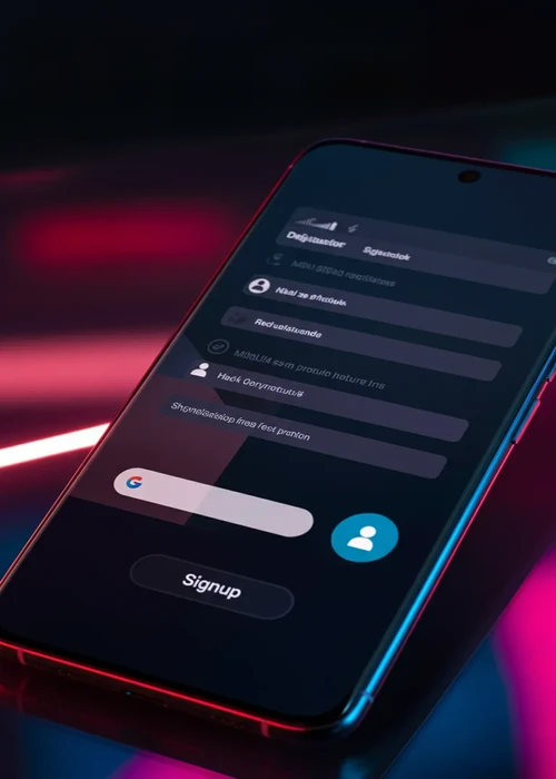 Lucky Block Casino registration form interface for new users to create an account quickly and securely